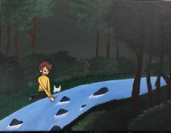 Cleansing the River by Camila Pena Viera, Grade 7